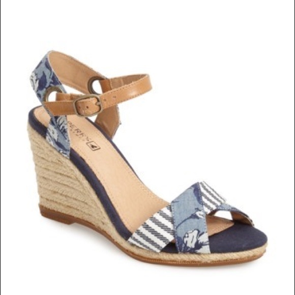 sperry espadrille wedges closed toe